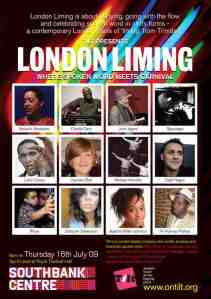 London Liming flyer lineup